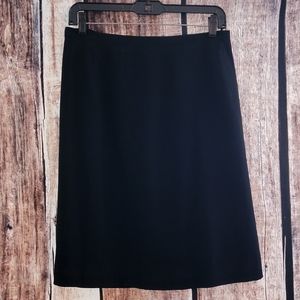 Authentic Chanel  Black Skirt Size 42 French 8 USA